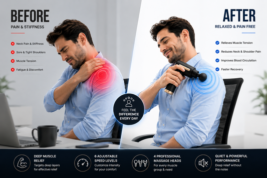 Deep Tissue Massage Gun for Pain Relief & Muscle Recovery