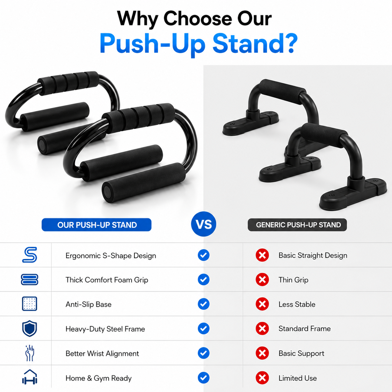 Stable Grip Push-Up Stand