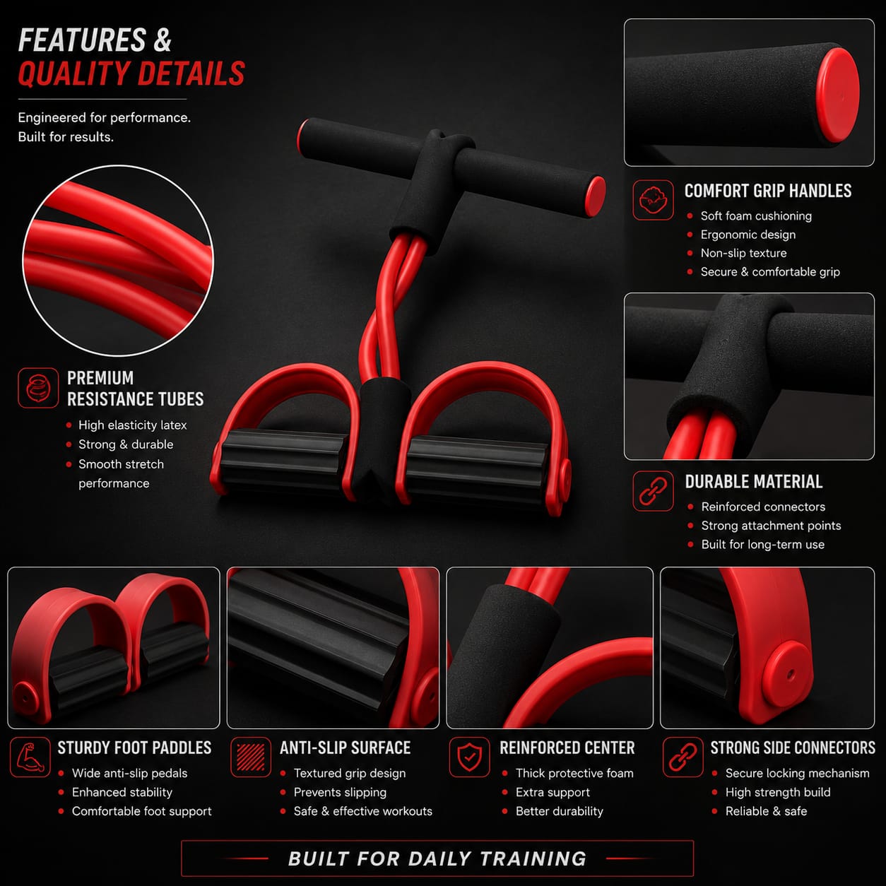 Full Body Resistance Pull Reducer with Handles